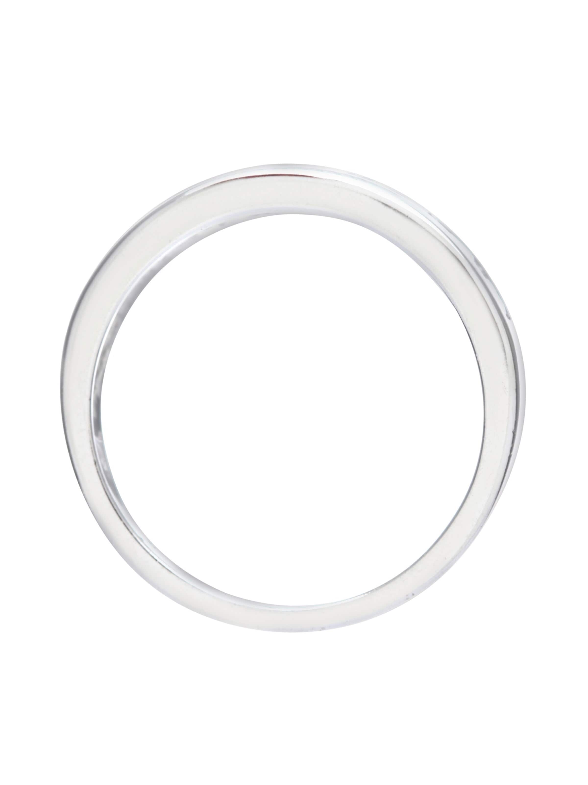 DIAMANT LETERNEL Ring 'Eternity-Ring aus 375 Weißgold mit Zirkonia' in Silver