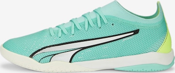 Chaussure de foot 'Ultra Match It' PUMA en vert : devant