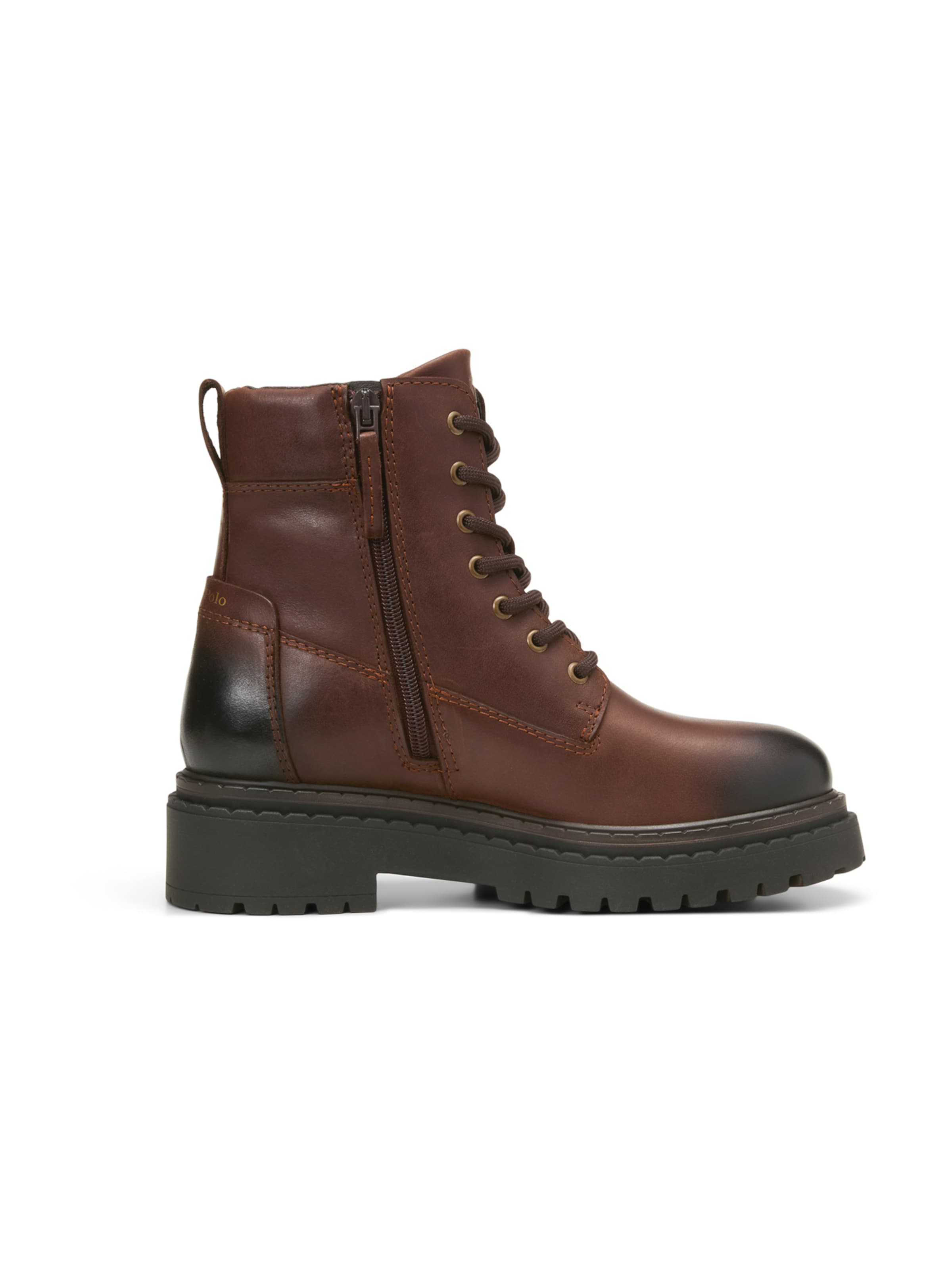 Marc O'Polo Lace-Up Ankle Boots 'Philomena' in Brown