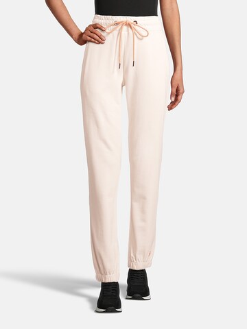 salzhaut Tapered Broek 'Hanje' in Beige: voorkant