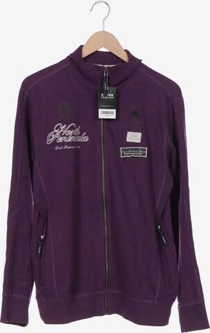 Gaastra Sweatshirt & Zip-Up Hoodie in L in Purple: front