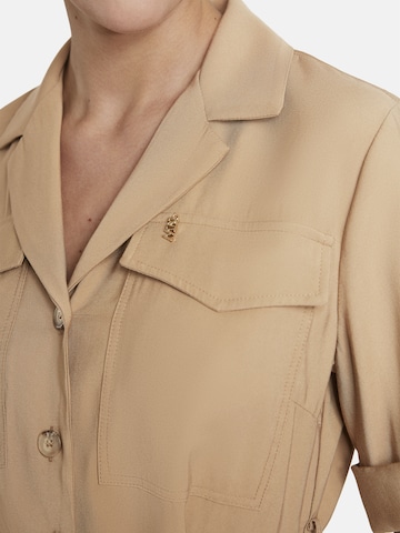 Nicowa Hemdblusenkleid CIALONO in Beige