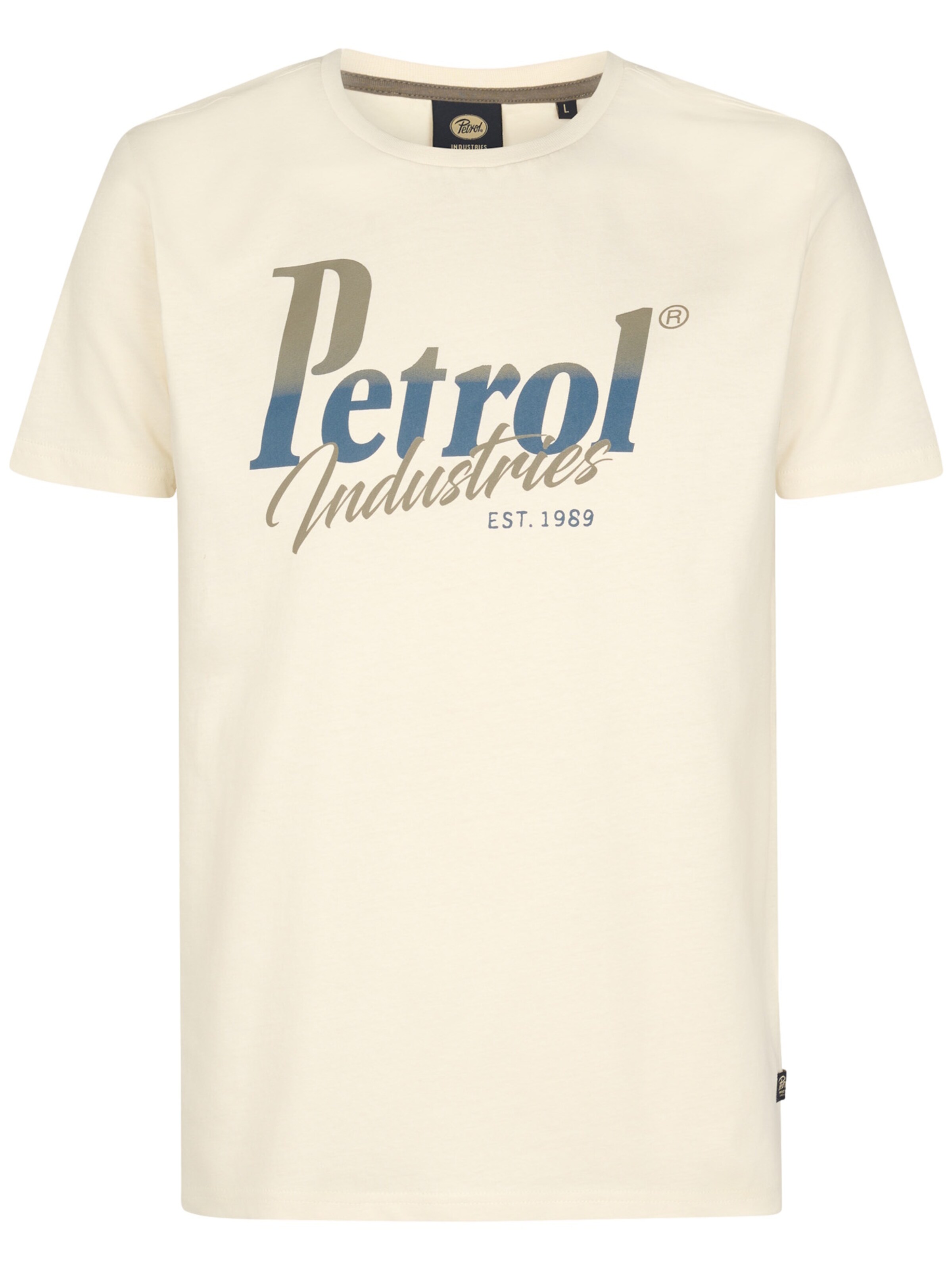 T-Shirt Petrol Industries en gris : devant