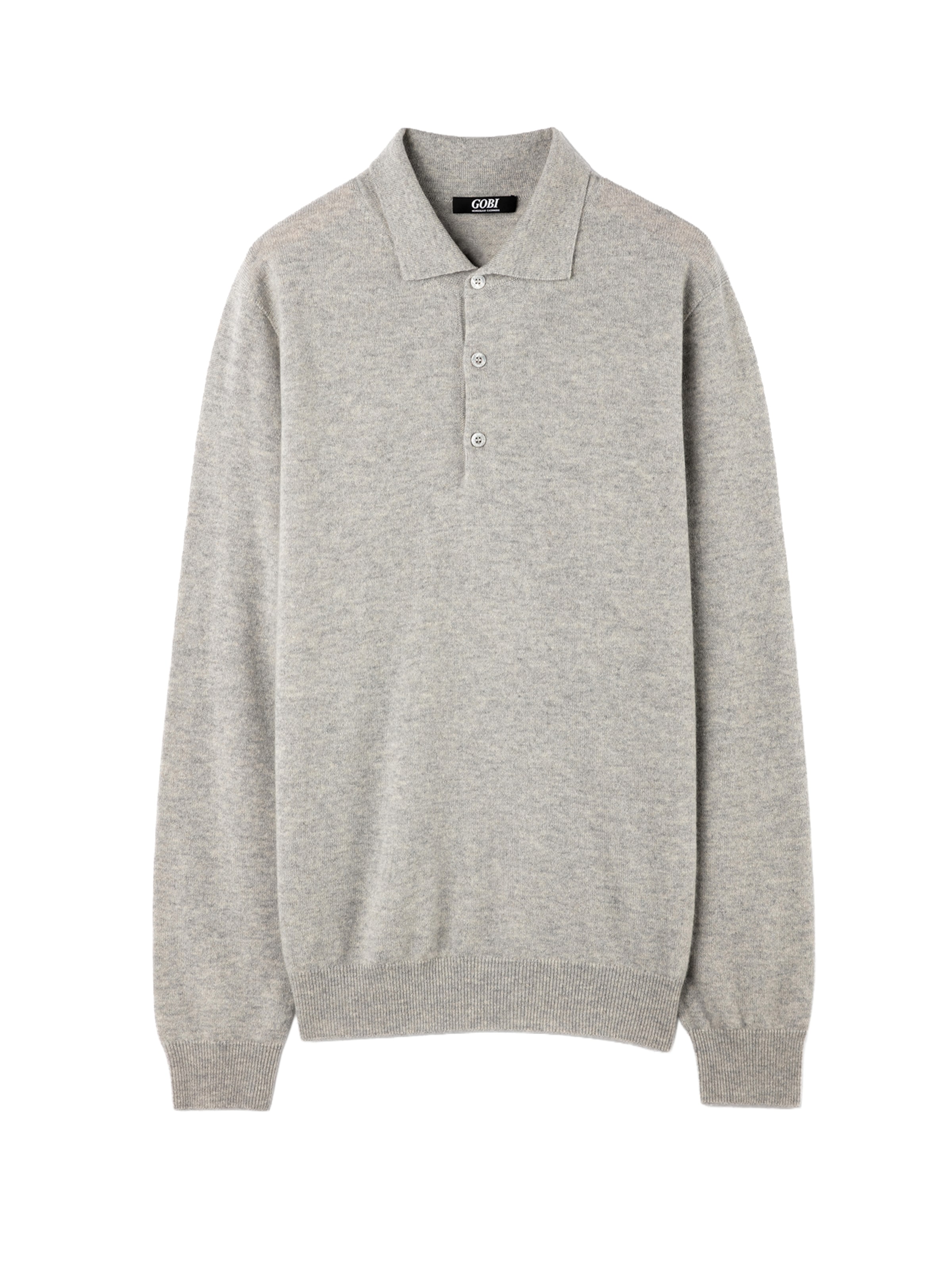 GOBI Cashmere Sweater in Grey: front