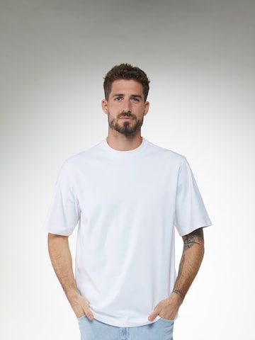 T-Shirt 'Kai' ABOUT YOU x Kevin Trapp en blanc : devant