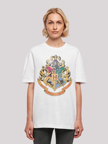 F4NT4STIC T-Shirt 'Harry Potter Hogwarts' in Weiß: predná strana