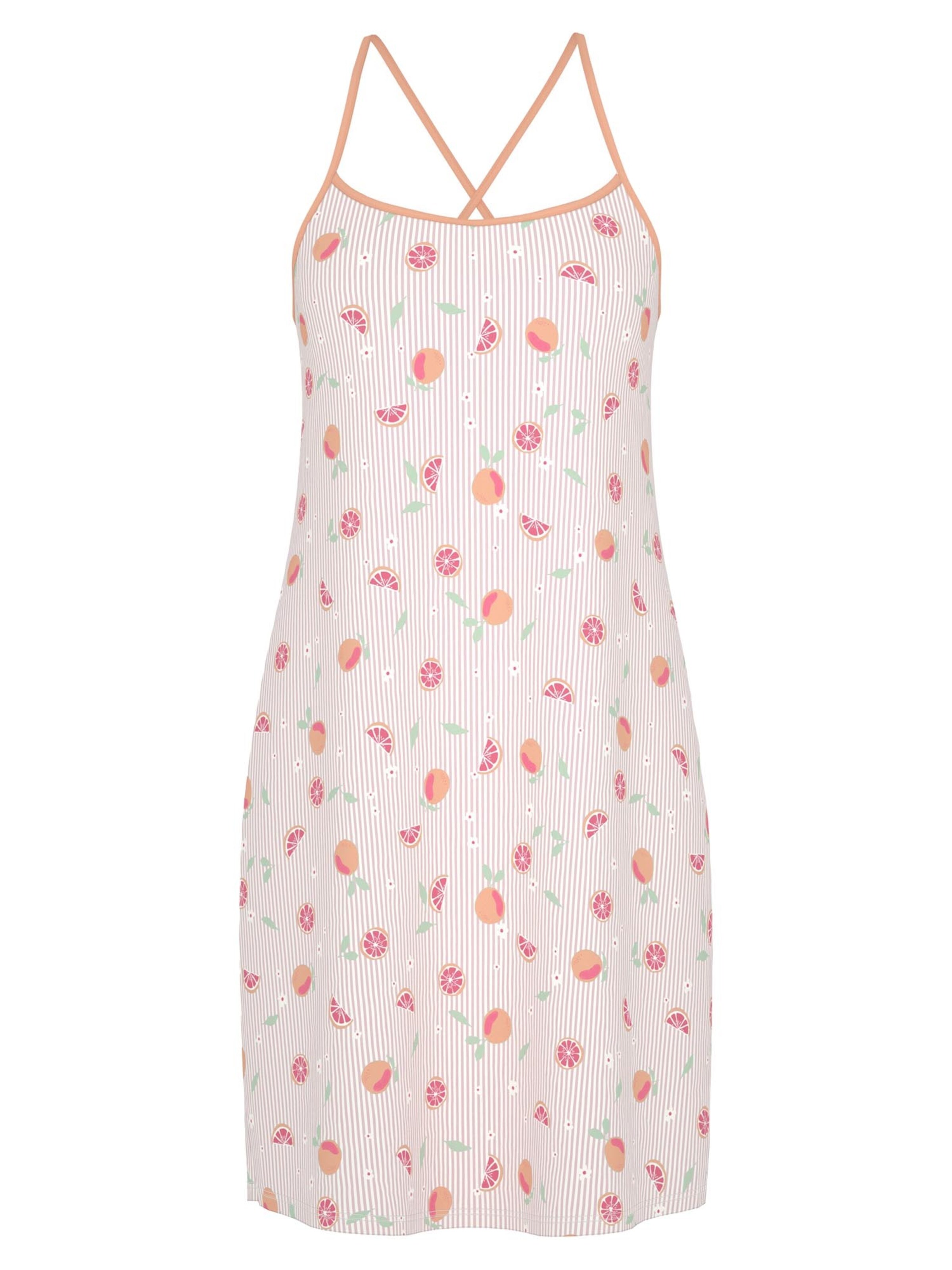 Mey Nightgown 'Grapefruit' in Mixed colors: front