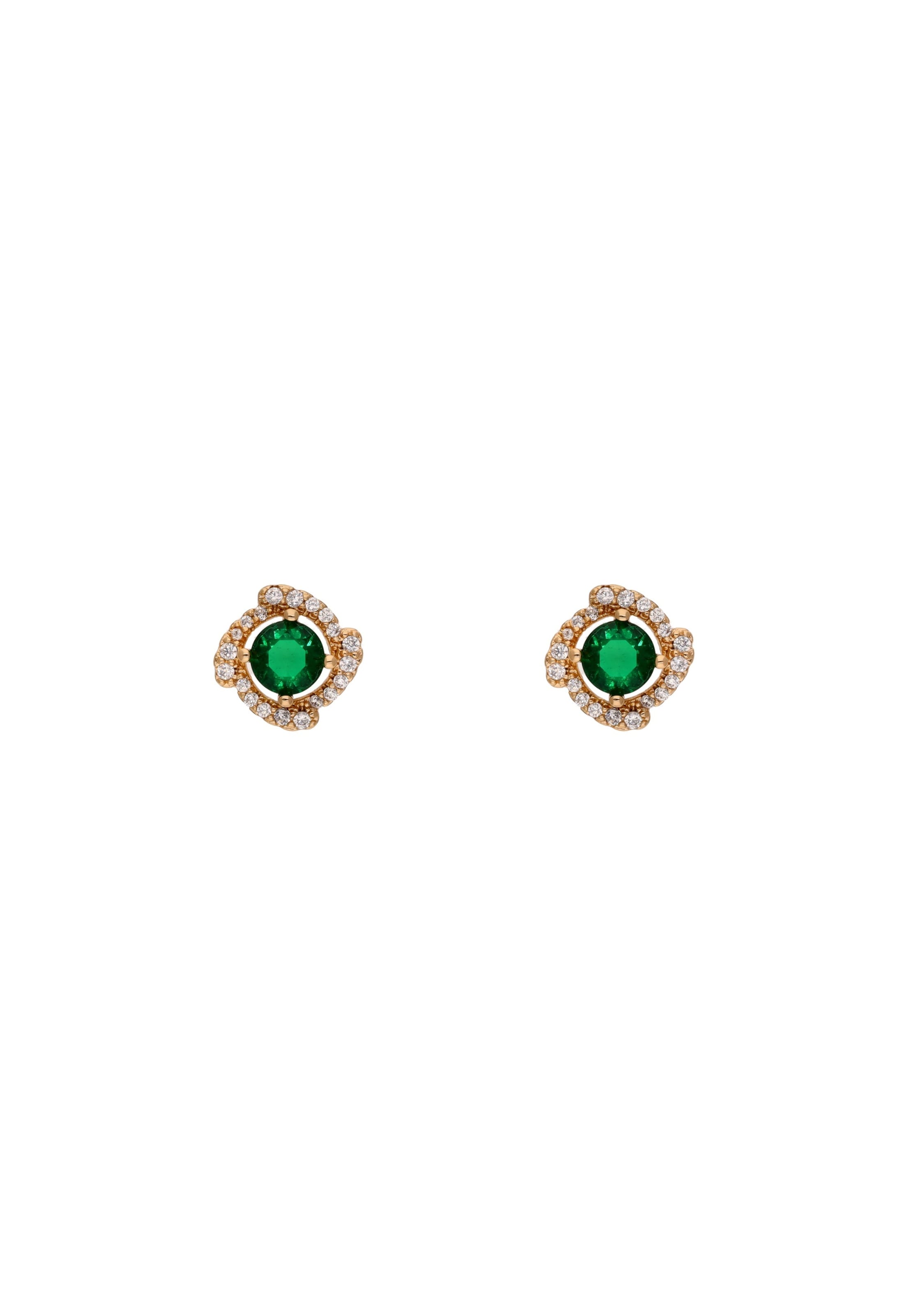 faina Earrings in Gold: front