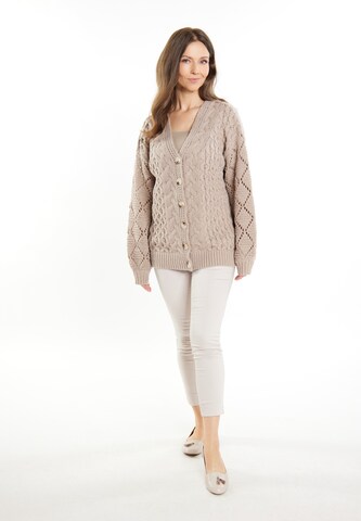 Usha Strickjacke 'Lurea' in Beige