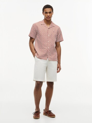 TOMMY HILFIGER Regular Fit Hemd in Braun