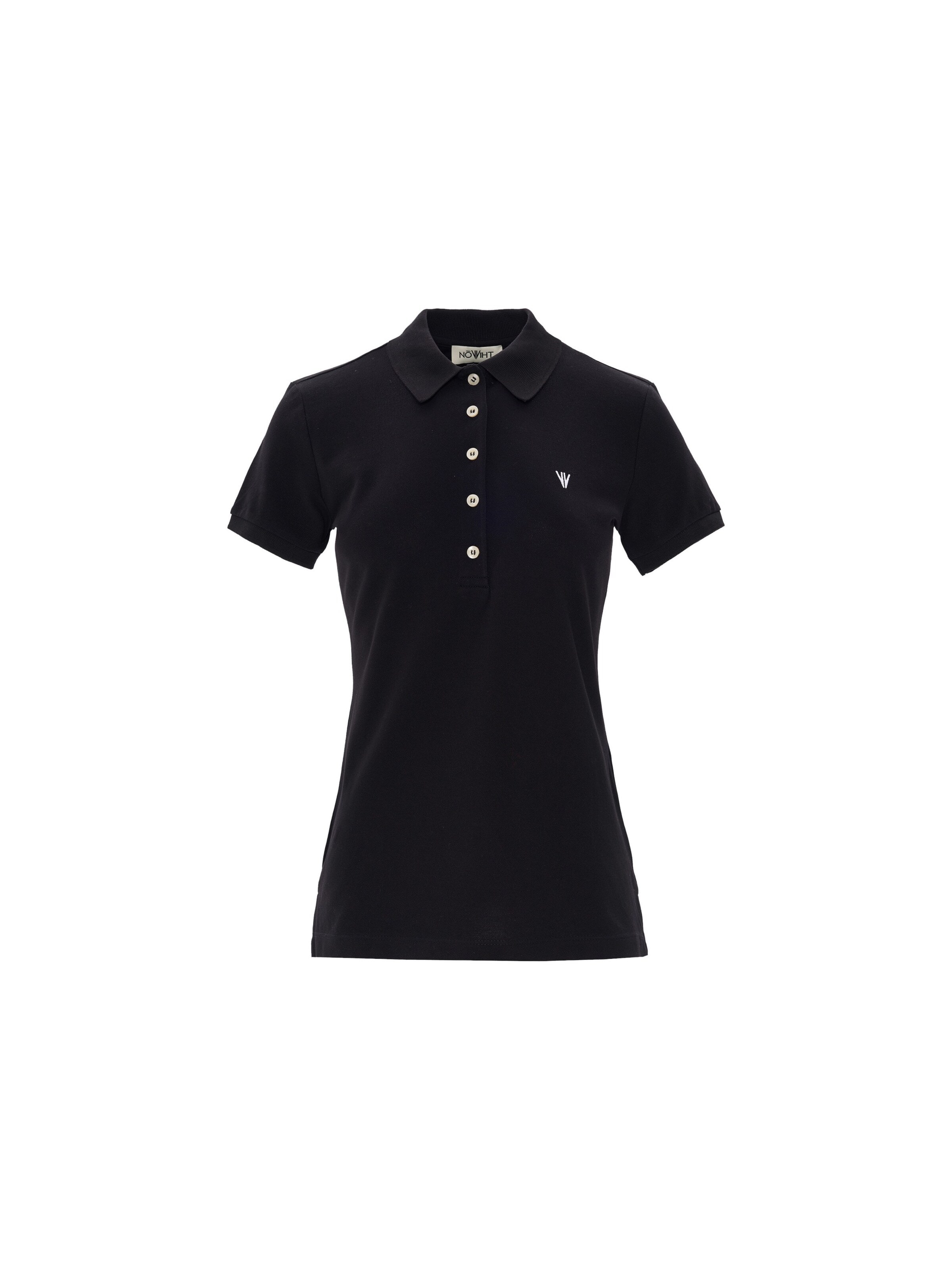 NOWIHT Shirt 'Beatrice' in Zwart: voorkant