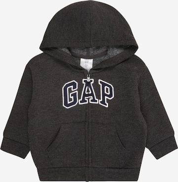 Veste de survêtement GAP en gris : devant