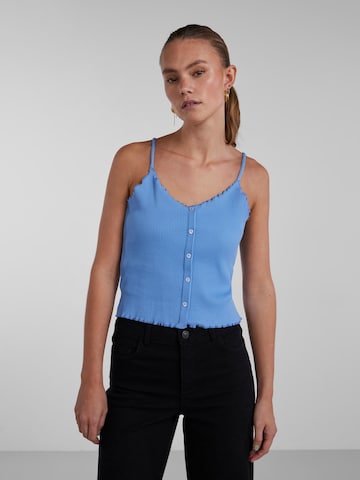 PIECES - Top 'NUKISA' en azul: frente