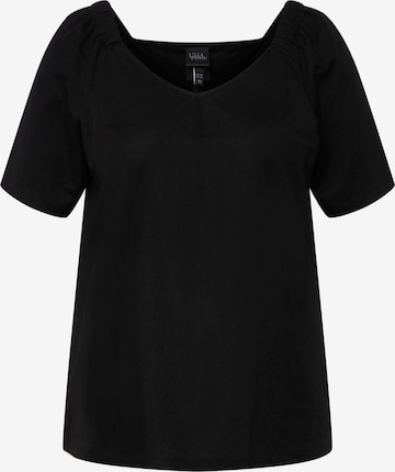 Ulla Popken Shirt in Black: front