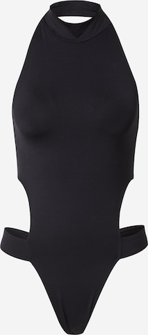 RÆRE by Lorena Rae - Camisa body 'Cara' em preto: frente