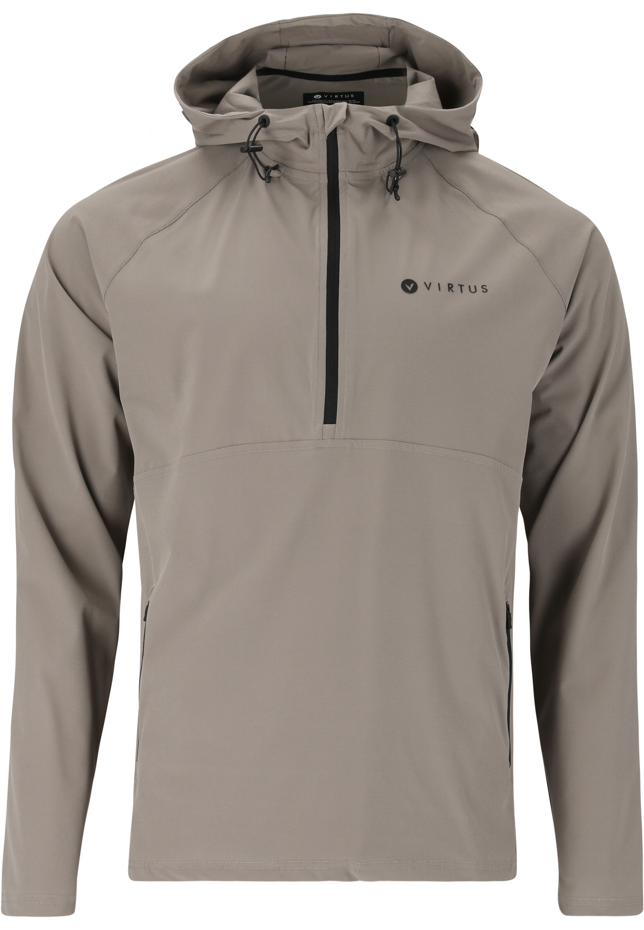 Virtus Funktionsjacke 'Colin' in Braun: Vorderseite