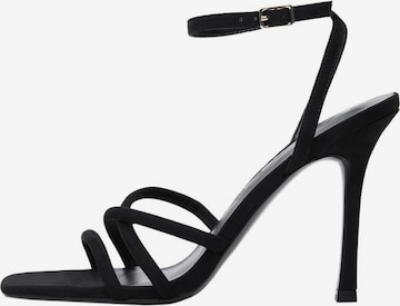 MANGO Strap Sandals 'Maybe' in Black: front