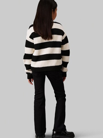 Calvin Klein Bootcut Jeans 'Black Cat' in Schwarz