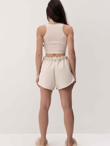 FEMSSY Top 'MIDLINE TOP BEIGE' in Beige