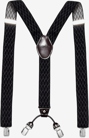 DonDon Suspenders in Purple: front