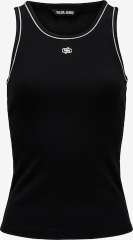 Haut Salsa Jeans en noir : devant