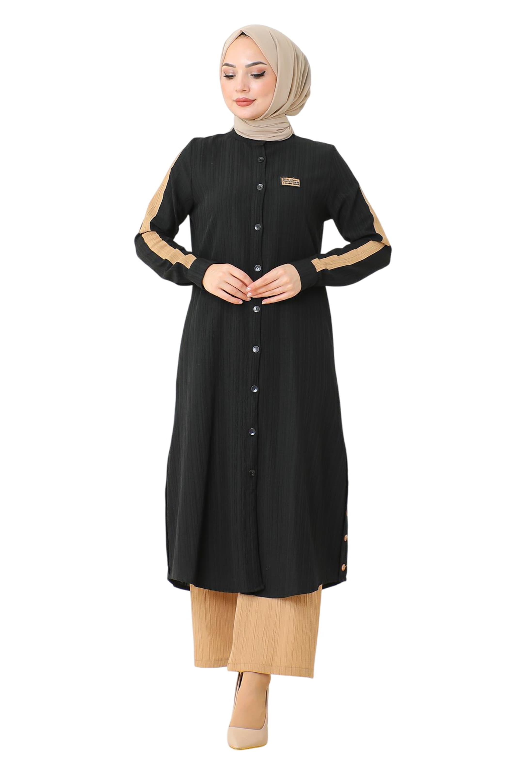 MODAMIHRAM Set in Schwarz: Vorderseite