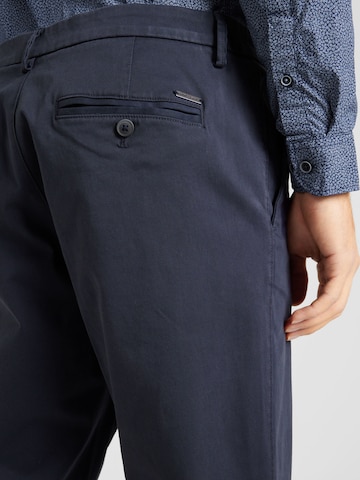 Bruun & Stengade Regular Chino Pants 'Olav' in Blue