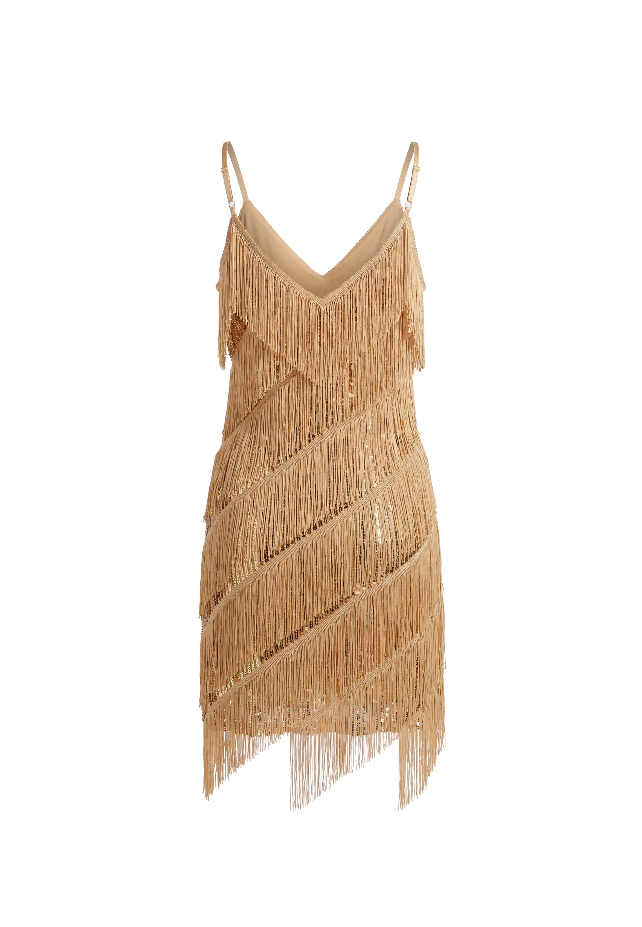 Robe de cocktail faina en or