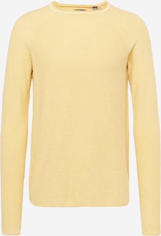 Only & Sons Regular fit Sweater 'DEXTOR' in Yellow: front