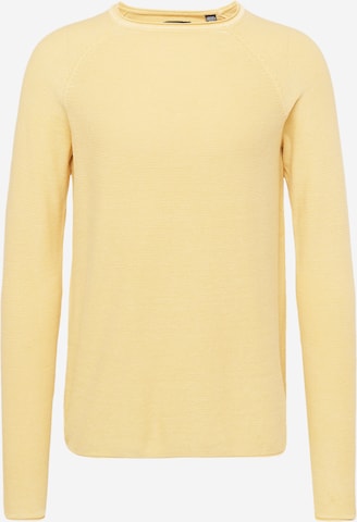 Only & Sons - Ajuste regular Jersey 'DEXTOR' en amarillo: frente