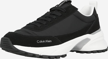 Calvin Klein Ниски маратонки в черно: отпред