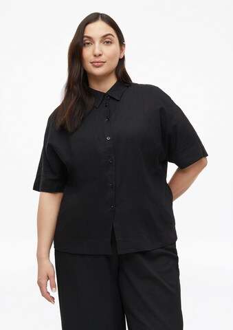 s.Oliver CURVE Blouse in Zwart: voorkant