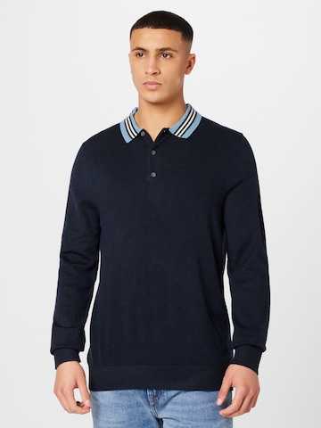 BURTON MENSWEAR LONDON Shirt in Blauw: voorkant