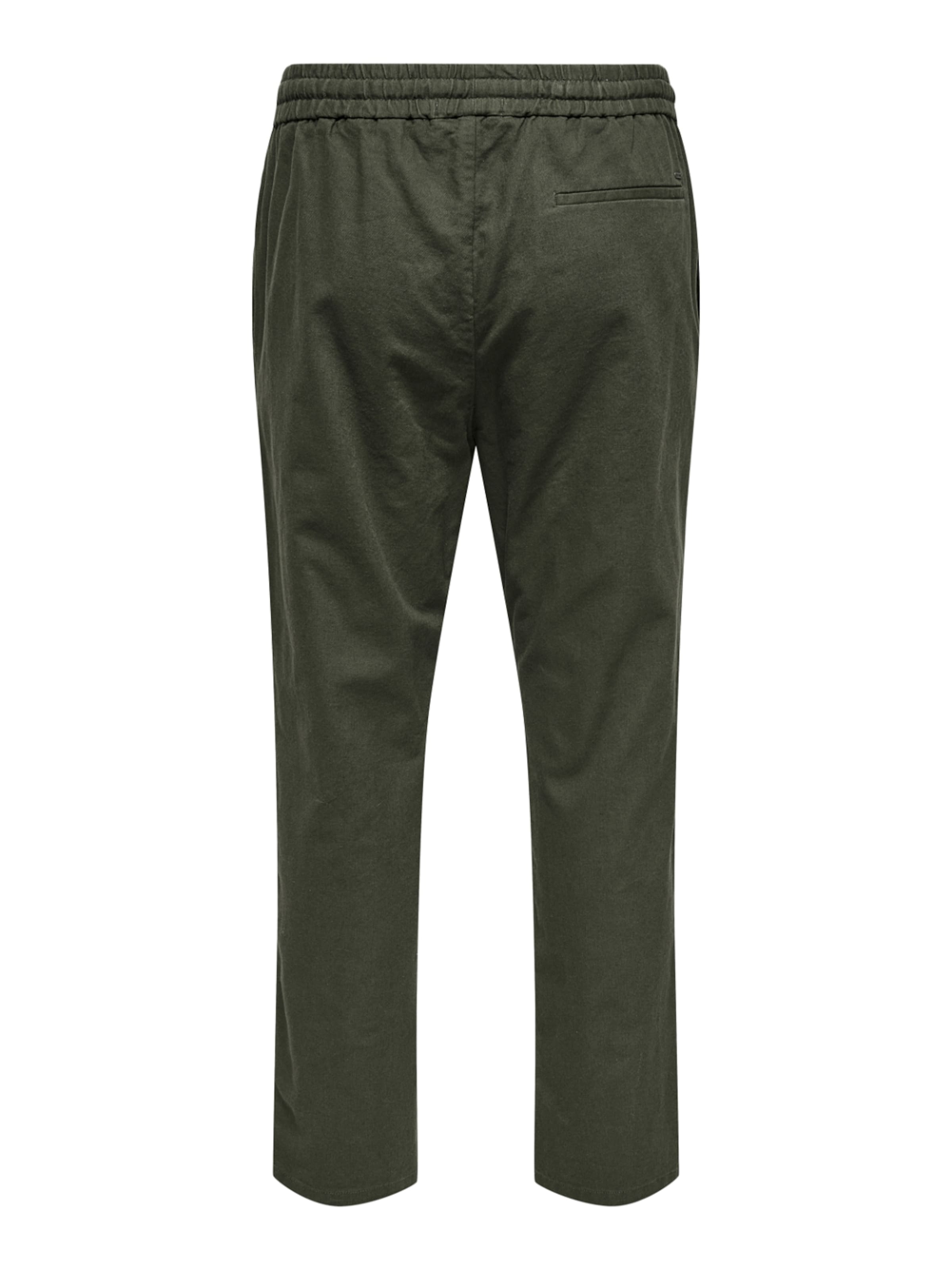 Only & Sons Zúžený strih Nohavice 'ONSLinus' - Zelená