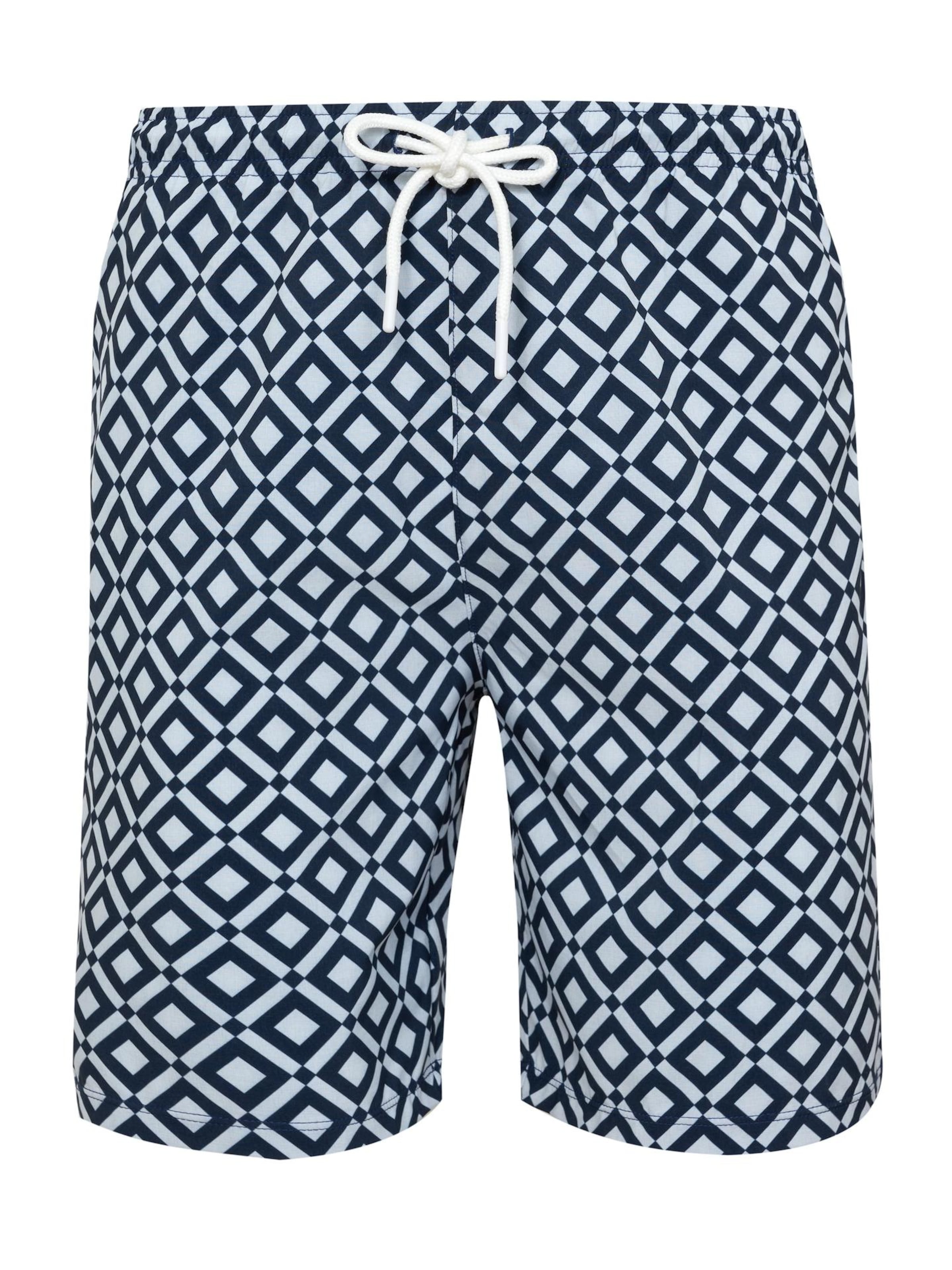 La V Swimming shorts in Blue: front
