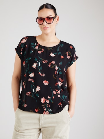 Vero Moda Curve Pusero 'VMNEW HALLIE' värissä musta: etupuoli
