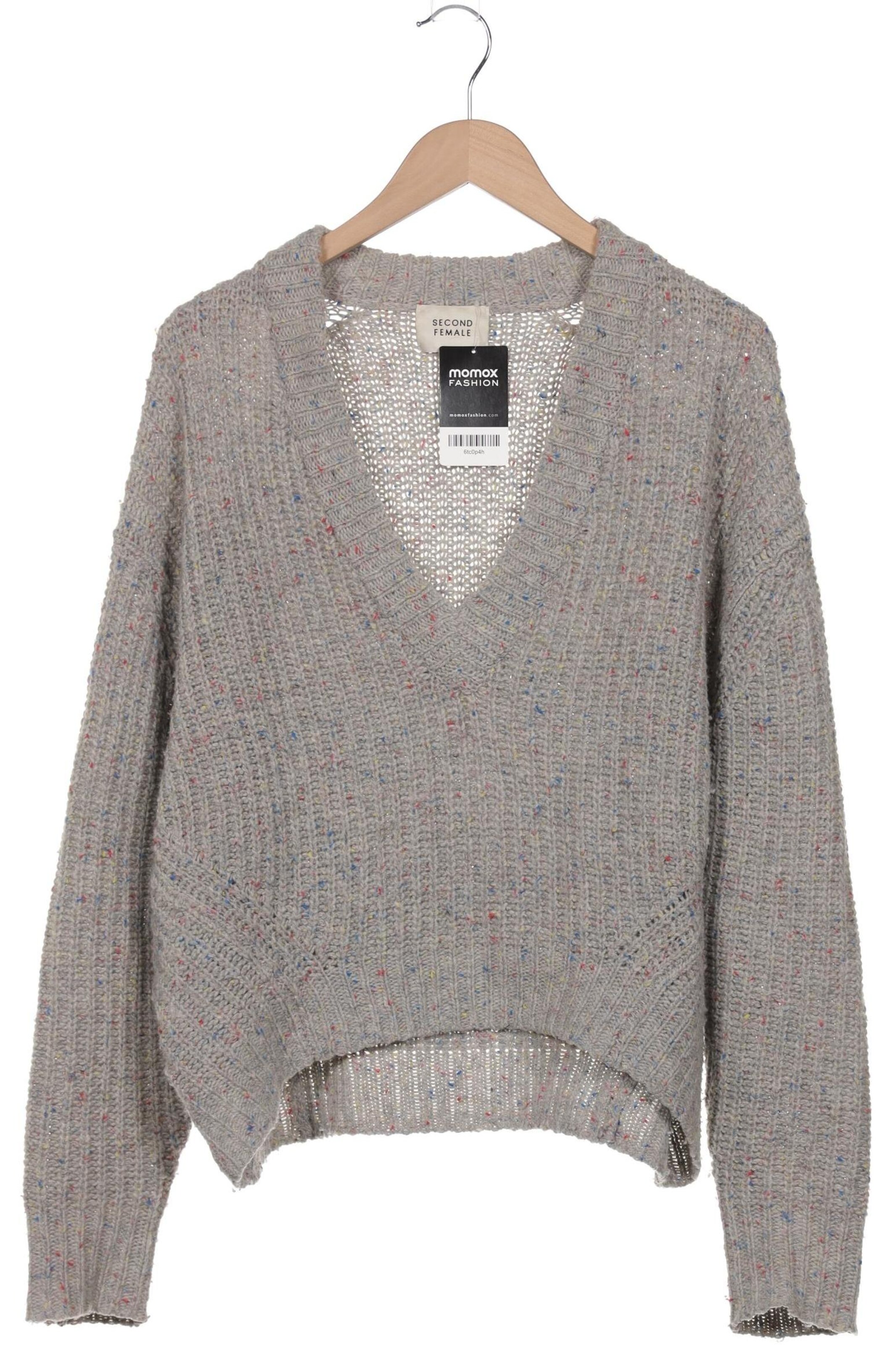 SECOND FEMALE Pullover M in Grau: Vorderseite