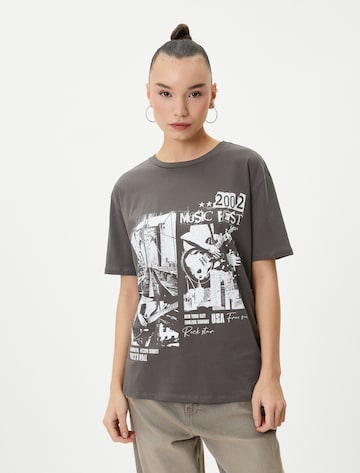 Koton T-shirt in Grau: Vorderseite