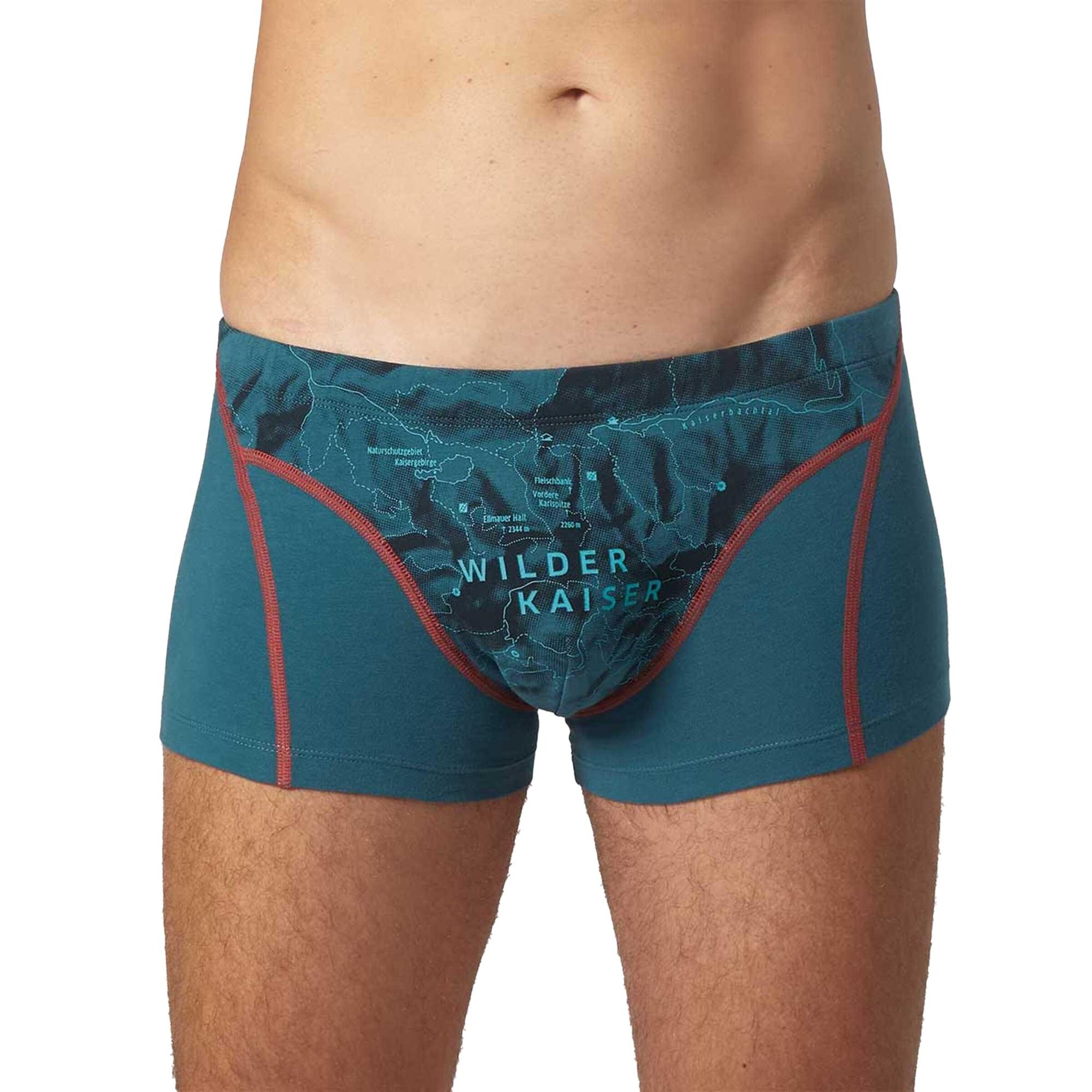 Ein schöner Fleck Erde Trunks in Blau: Vorderseite