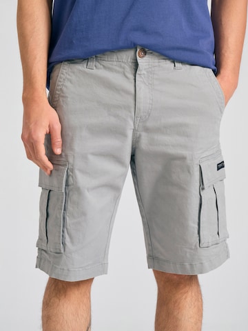 Regular Pantalon cargo Funky Buddha en gris : devant