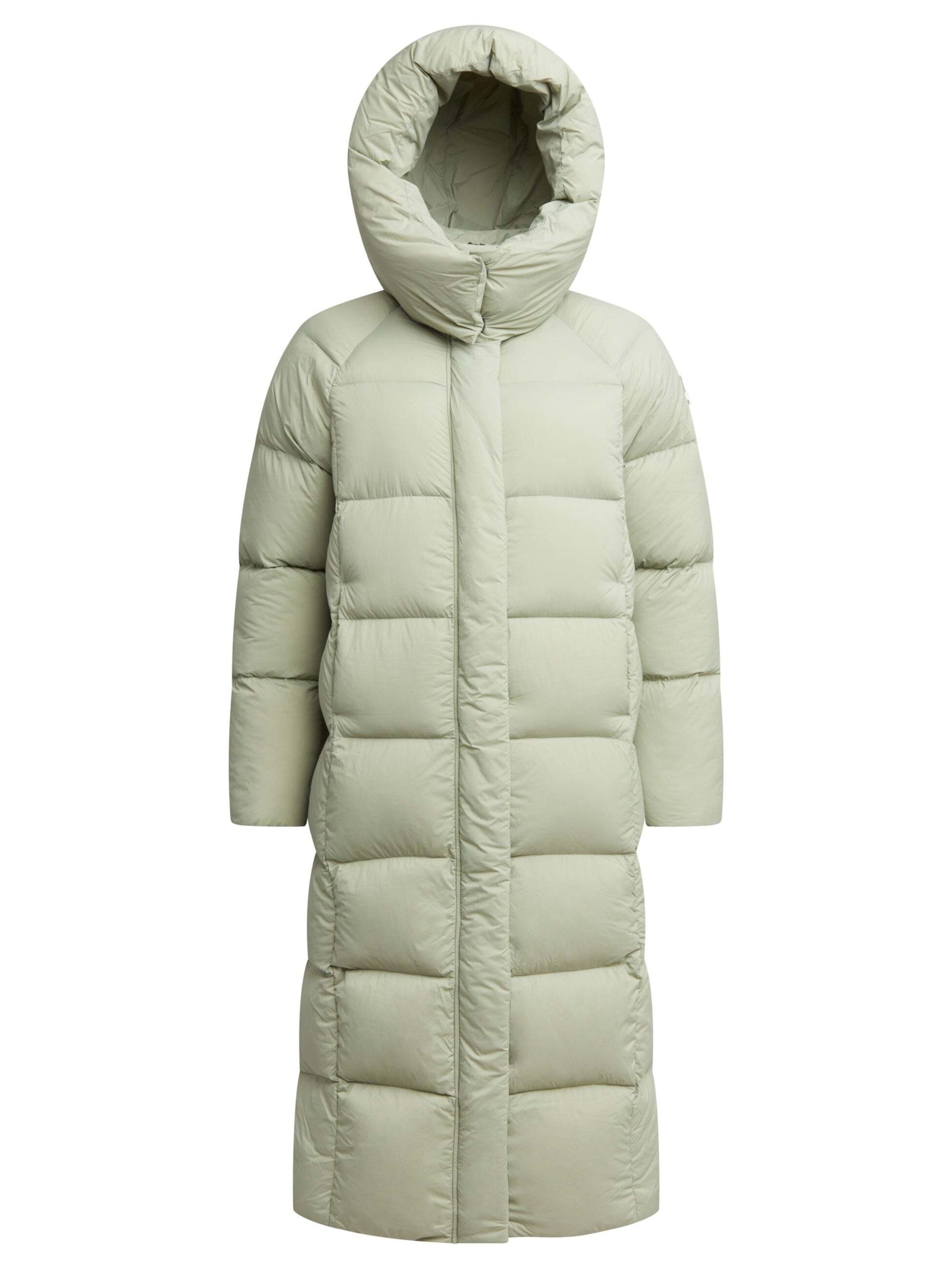 Veste outdoor ' Winter Puffer Ultra Lang ' JACK1T en vert : devant
