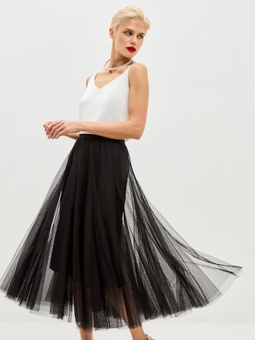 Serena Silueta Nederdel 'Ballerina' i sort