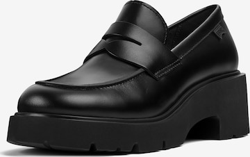 CAMPERSlip On cipele 'Milah' - crna boja: prednji dio
