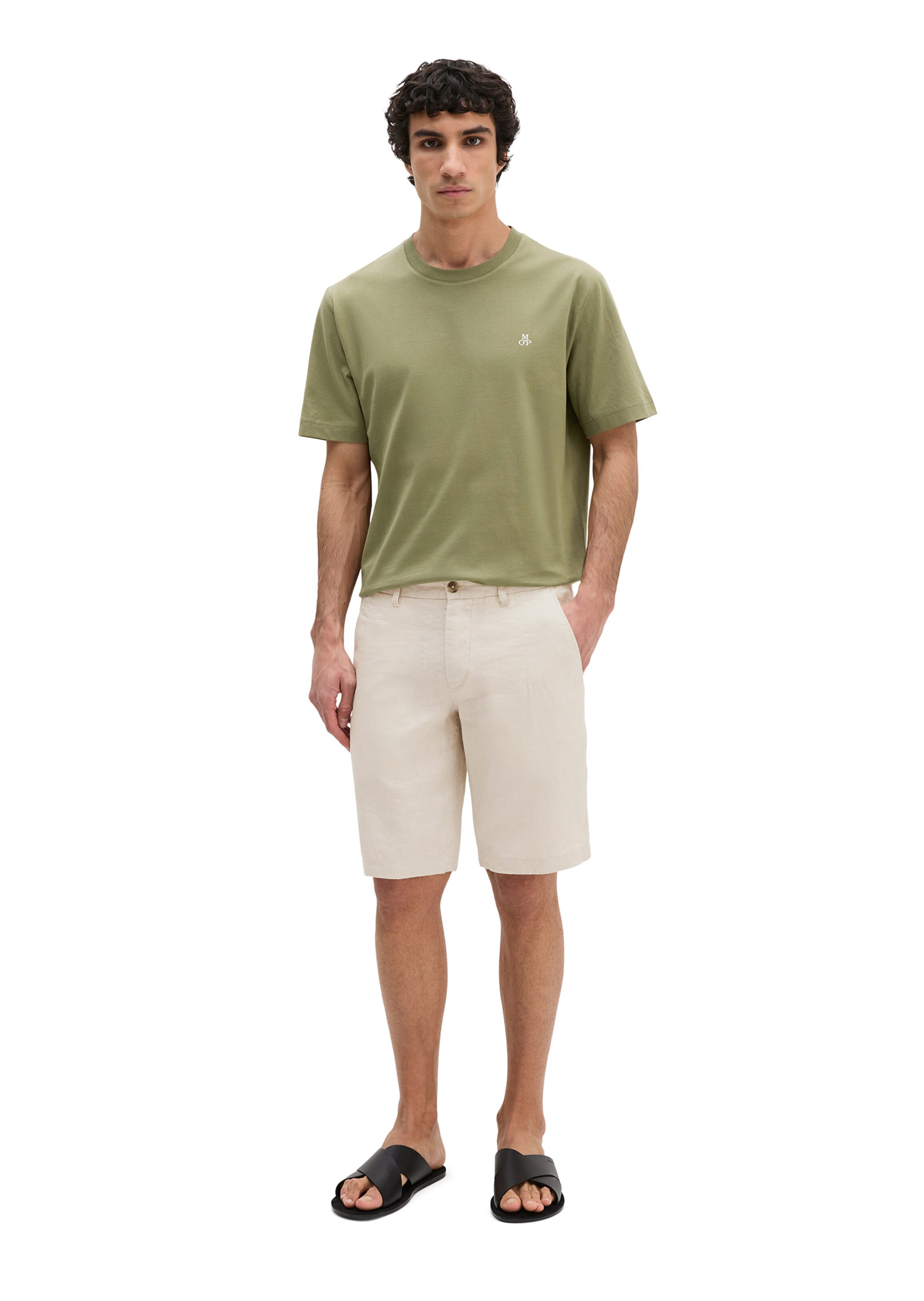 Marc O'Polo Regular Broek in Grijs