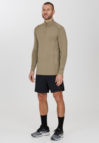 ENDURANCE Performance Shirt 'Lead' in Brown