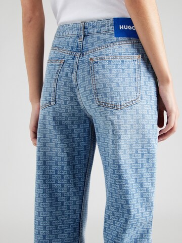 HUGO Regular Jeans 'Elyah' in Blau