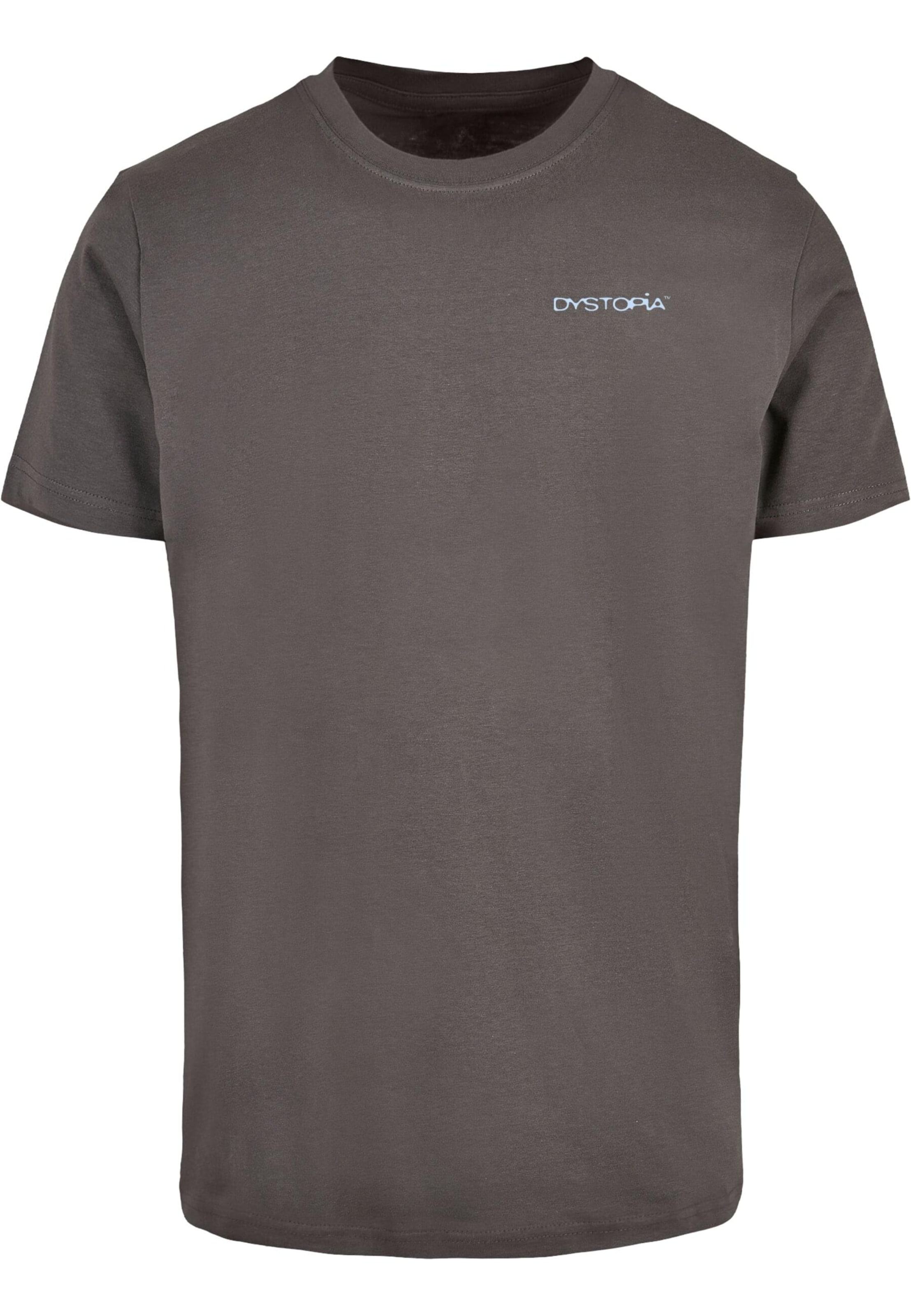 Mister Tee Shirt 'Dystopia' in Grey: front