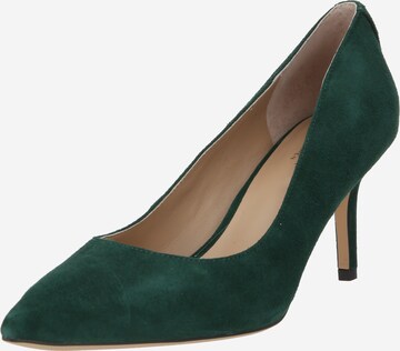 Lauren Ralph Lauren - Zapatos con plataforma 'LANETTE' en verde: frente