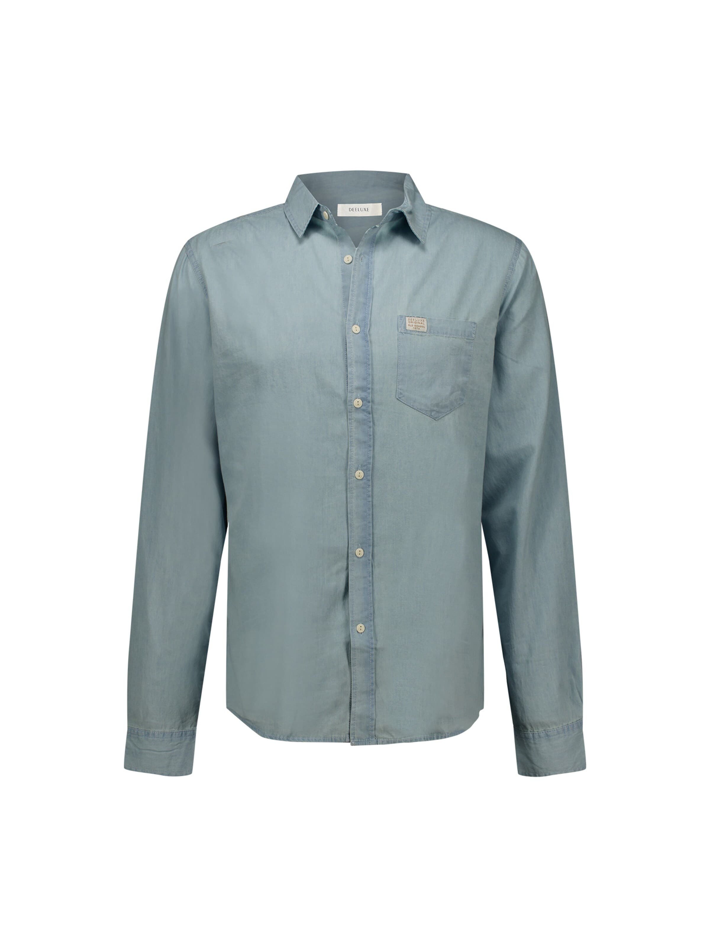 Deeluxe Regular fit Overhemd in Blauw: voorkant