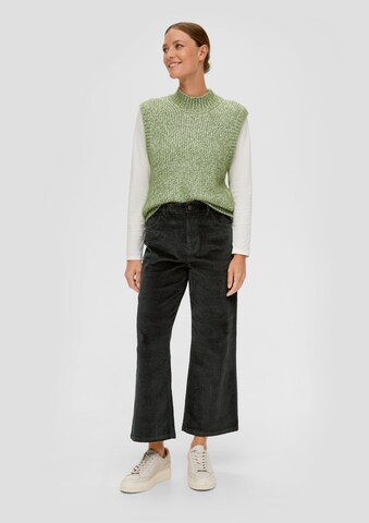 Wide Leg Pantalon s.Oliver en vert